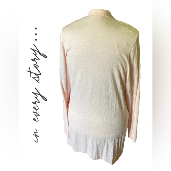 In Every Story… Modal/Silk Light Pink Cardigan - Picture 2 of 8